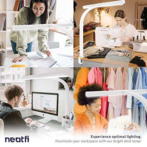 3000 Lumens LED Desk Lamp with Clamp