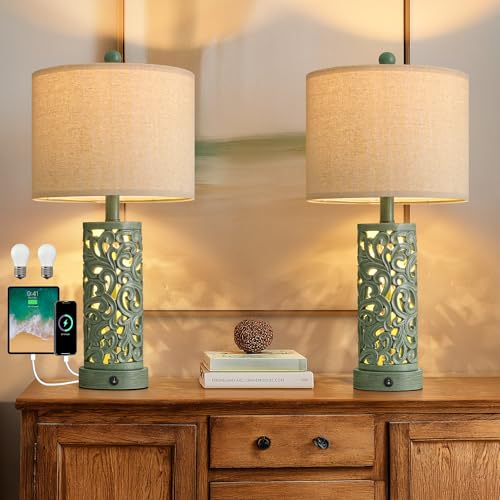 22'' Table Lamp Set of 2 for Living Room (2 Count)