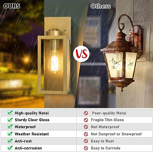 Outdoor Wall Light Fixtures (2 Count)