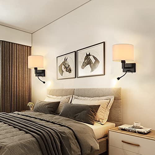 Cloth Lamp Shade Round lamp Small Drum Lamp Shades Fabric Lampshades Barrel Lamp Shades for Table Lamps Floor Lamps