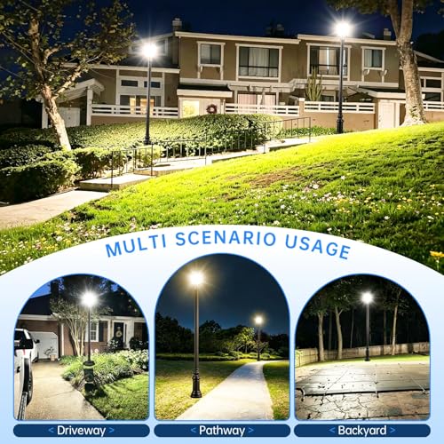 4Pack LED Post Top Light 150W (12.6 Inch)