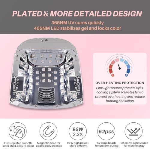 96W Cordless Nail Lamp
