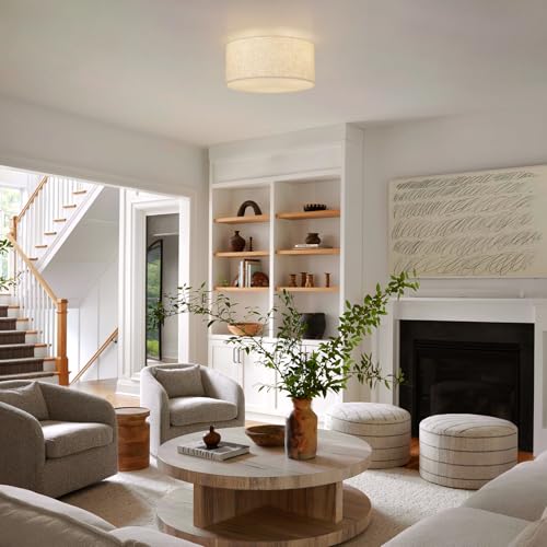 13inch Semi Flush Mount Ceiling Light Fixture (3 Count)