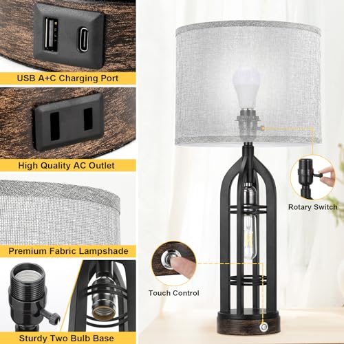 Table Lamps for Living Room (2 Count)