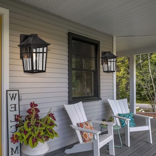2pcs Outdoor Sconce Lights Wall Light Fixtures (2 Count)