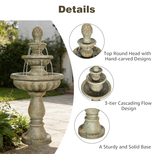 42.5" Outdoor Water Fountain