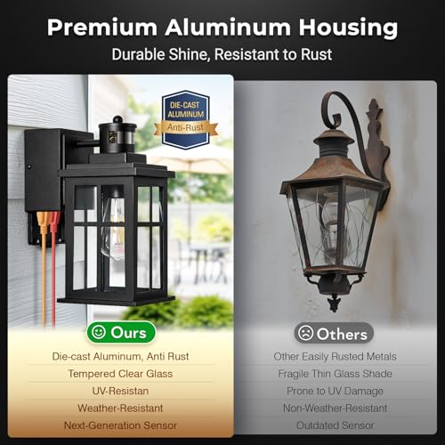 Porch Light with GFCI Outlet