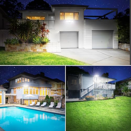 4 Packs 75W Flood Lights Outdoor (4 Count)
