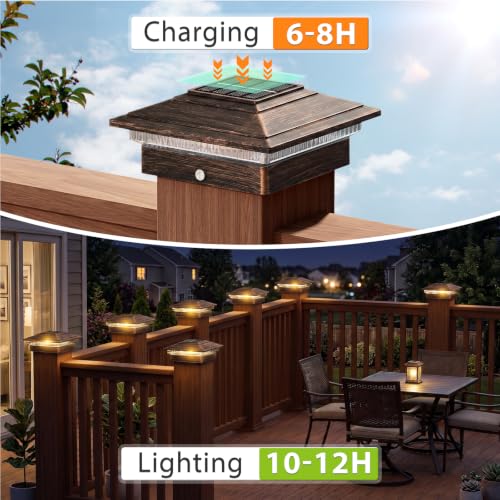 Solar Post Cap Lights 4pack (16 Count)