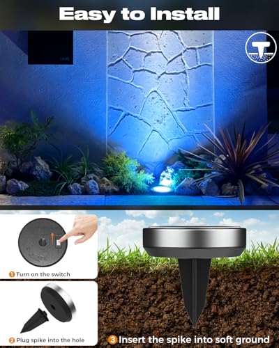 16 Pack Solar Lights Outdoor Waterproof (16 Count)