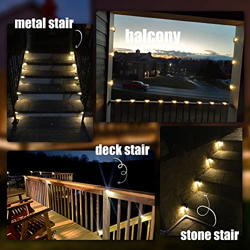 Solar Deck Lights Outdoor 16 Pack (16 Count)