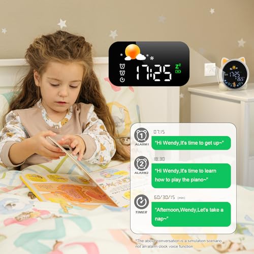 Kids Alarm Clock Night Light