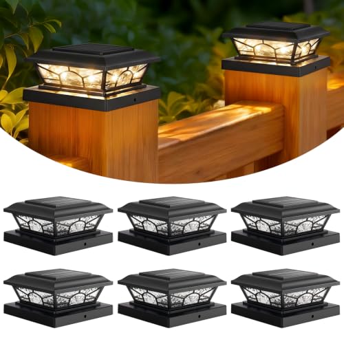 4x4 Post Solar Lights (6 Count)