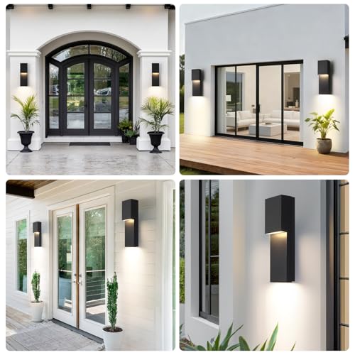 Modern 16" 18W LED Outdoor Wall Sconce