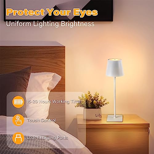 2 Pack Cordless Table Lamps (2 Count)