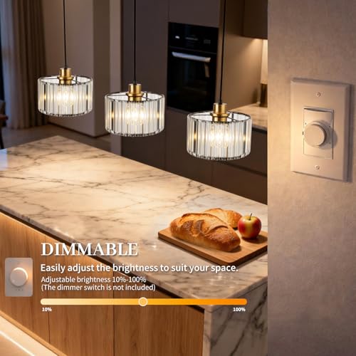 Pendant Lights Kitchen Island Black and Gold