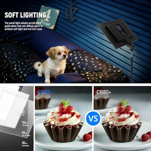 13" LED Video Light Panel Kit (2 Count)