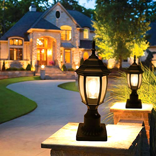 Dusk to Dawn Outdoor Post Light Hardwired 120V