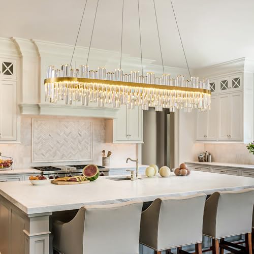Gold Led Modern Crystal Chandelier