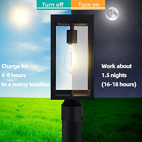 Dusk to Dawn Solar Lamp Post Light