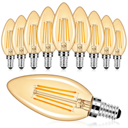 E12 LED Candelabra Bulbs 40 Watt Equivalent (10 Count)