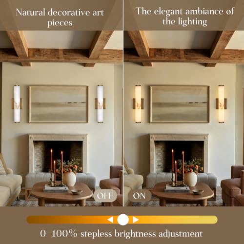 Alabaster Wall Sconce