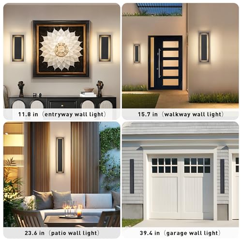 24 in Long Outdoor LED Wall Lights Exterior Lighting Fixtures