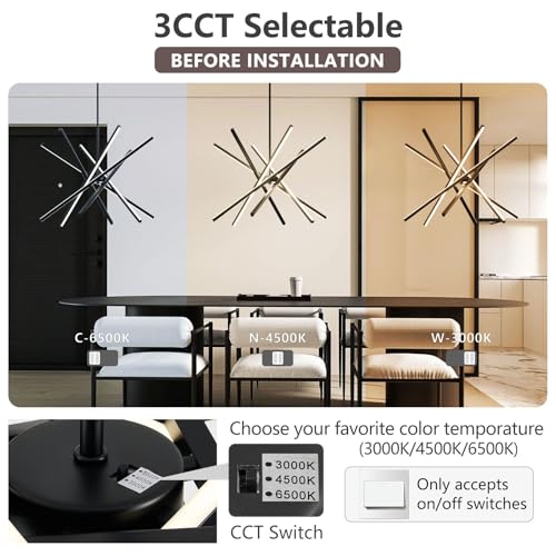 Modern Black Chandelier Light Fixtures