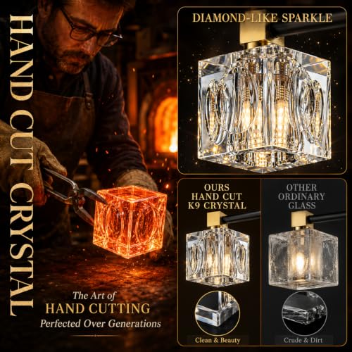 Crystal Sputnik Ceiling Light Fixture
