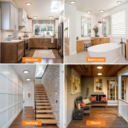 1PACK LED Flush Mount Ceiling Light Fixture