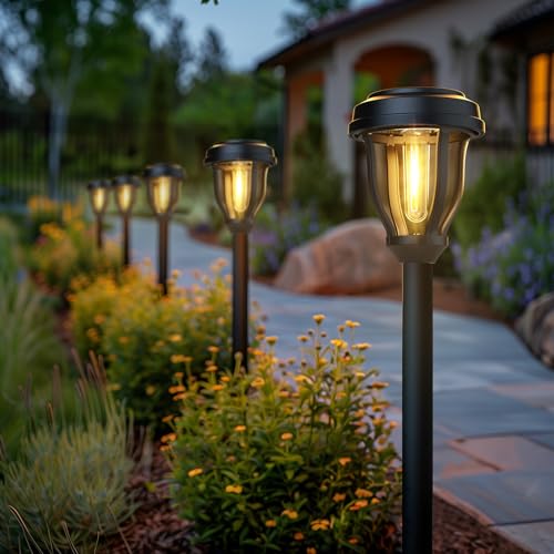 Solar Lights Outdoor (6 Count)