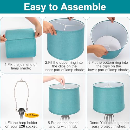 Drum Lamp Shades Set of 2 (2 Count)