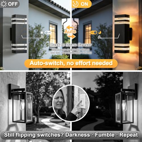 Dusk to Dawn Outdoor Lighting (4 Count)