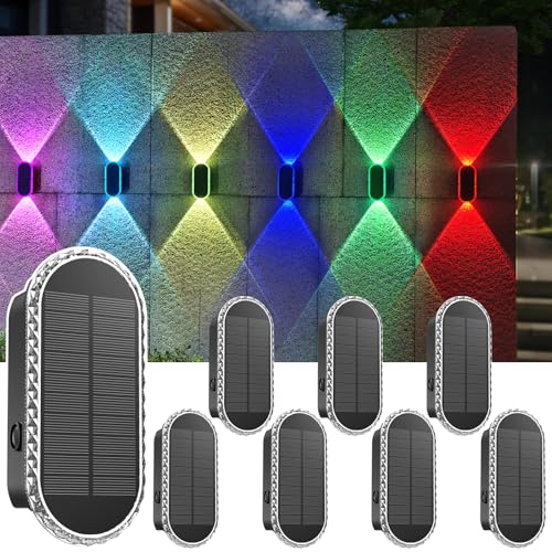 8PK Solar Fence Lights