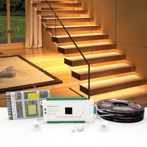 Motion Activated LED Stair Lighting Kit with Daylight Sensor SSL
