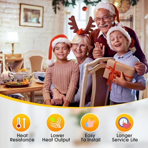 60W Equivalent E26 LED Filament Light Bulbs (4 Count)