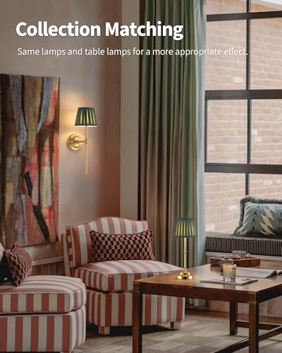 Gold Cordless Wall Sconces Set of 2 (2 Count)