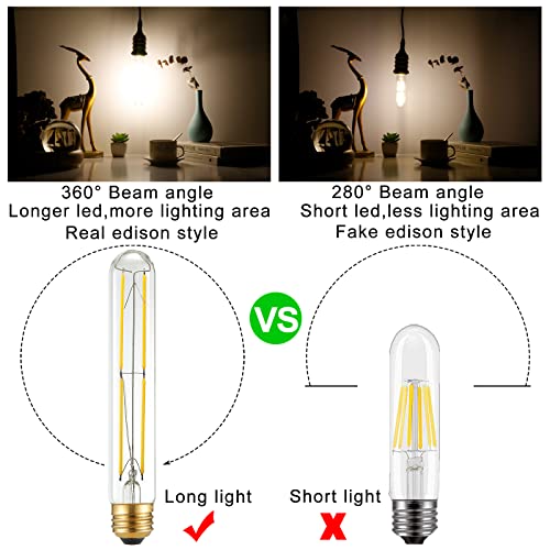 Dimmable T10 E26 Bulb (6 Count)
