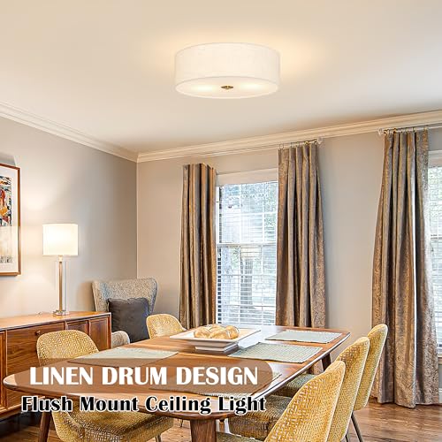 12.6 Inch Flush Mount Ceiling Light 2