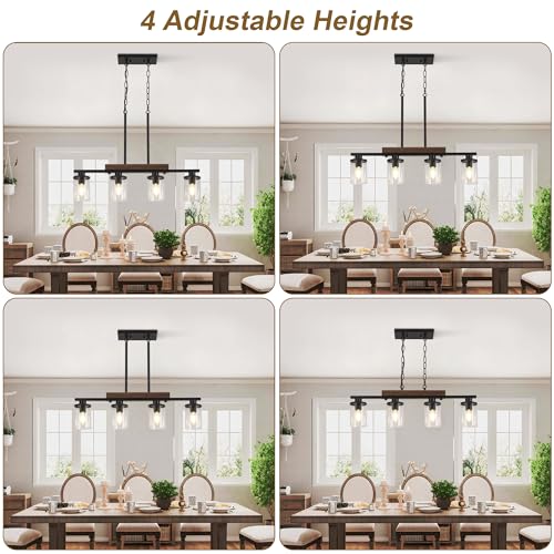 29.3" Dining Room Light Fixtures Over Table (4 Count)