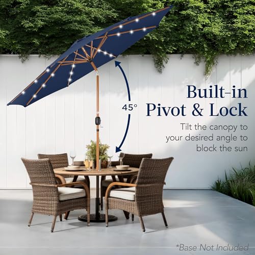 10ft Solar Market Patio Umbrella w