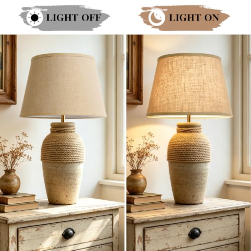 Large Drum Lamp Shades Set of 2