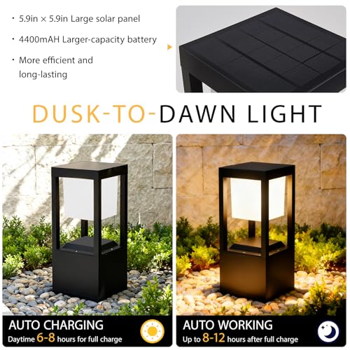 Solar Floor Lamp Outdoor Waterproof