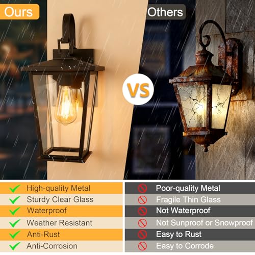 Outdoor Wall Lights Fixtures Lantern Frame 16 1