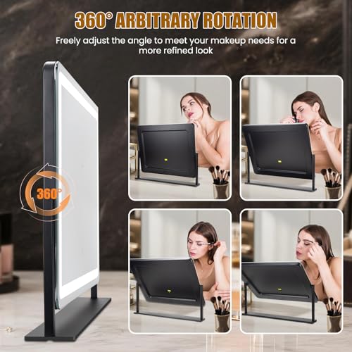 Vanity Mirror with Lights 22"×17"