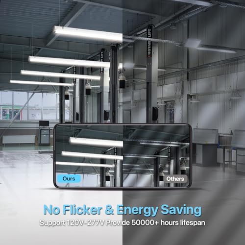 8FT LED Linear Strip Light Fixture (4 Count)