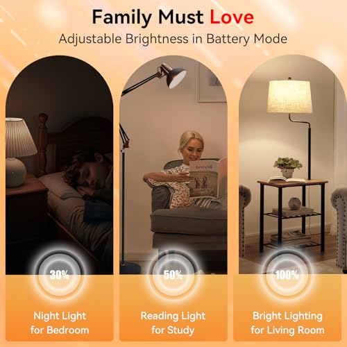KeepLit 10PK Emergency Rechargeable Light Bulbs (10 Count)
