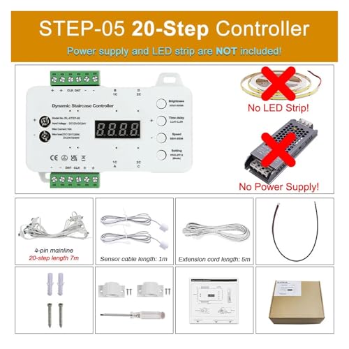 Stair Light with Motion Sensor Switch DC 12V 24V LED Light with House Step Stair Lighting
