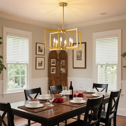 Modern Gold Chandeliers for Dining Room