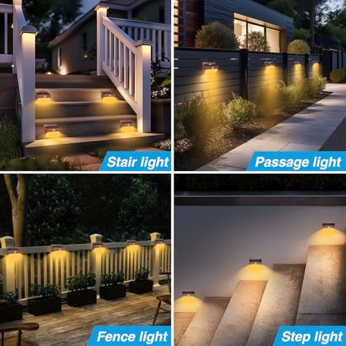1 Pack Solar Motion Sensor Lights Outdoor Waterproof with 3 Modes
